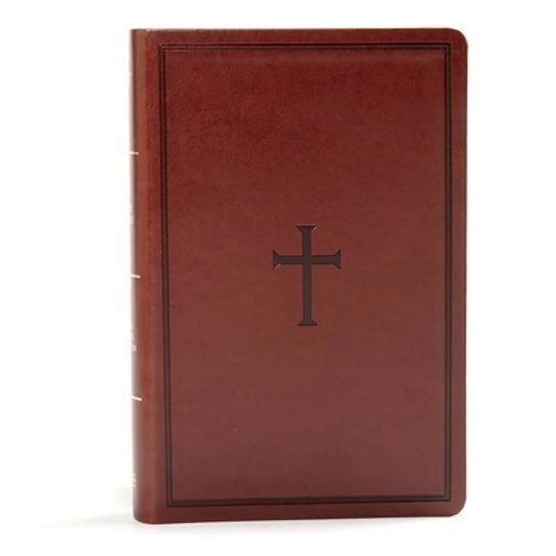 KJV Large Print Personal Reference Bible, Earthen SuedeSoft LeatherTouch