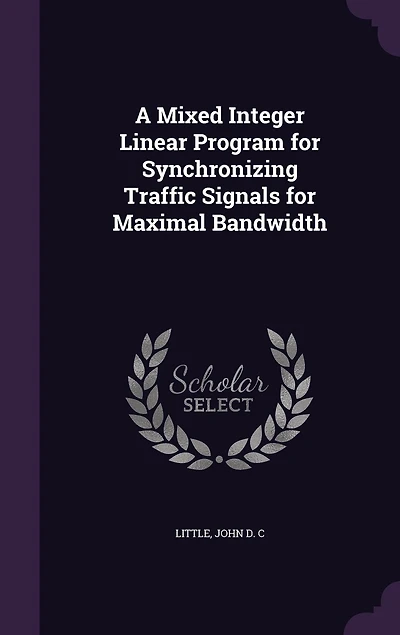 A Mixed Integer Linear Program for Synchronizing Traffic Signals Maximal Bandwidth