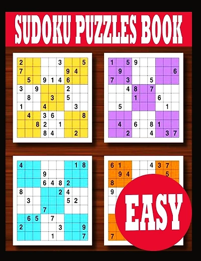 Sudoku Puzzle Book: Easy Sudoku Puzzle Book including Instructions and answer keys - Sudoku Puzzle Book for Adults