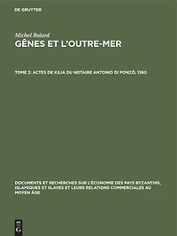 Actes de Kilia du notaire Antonio di Ponzô, 1360