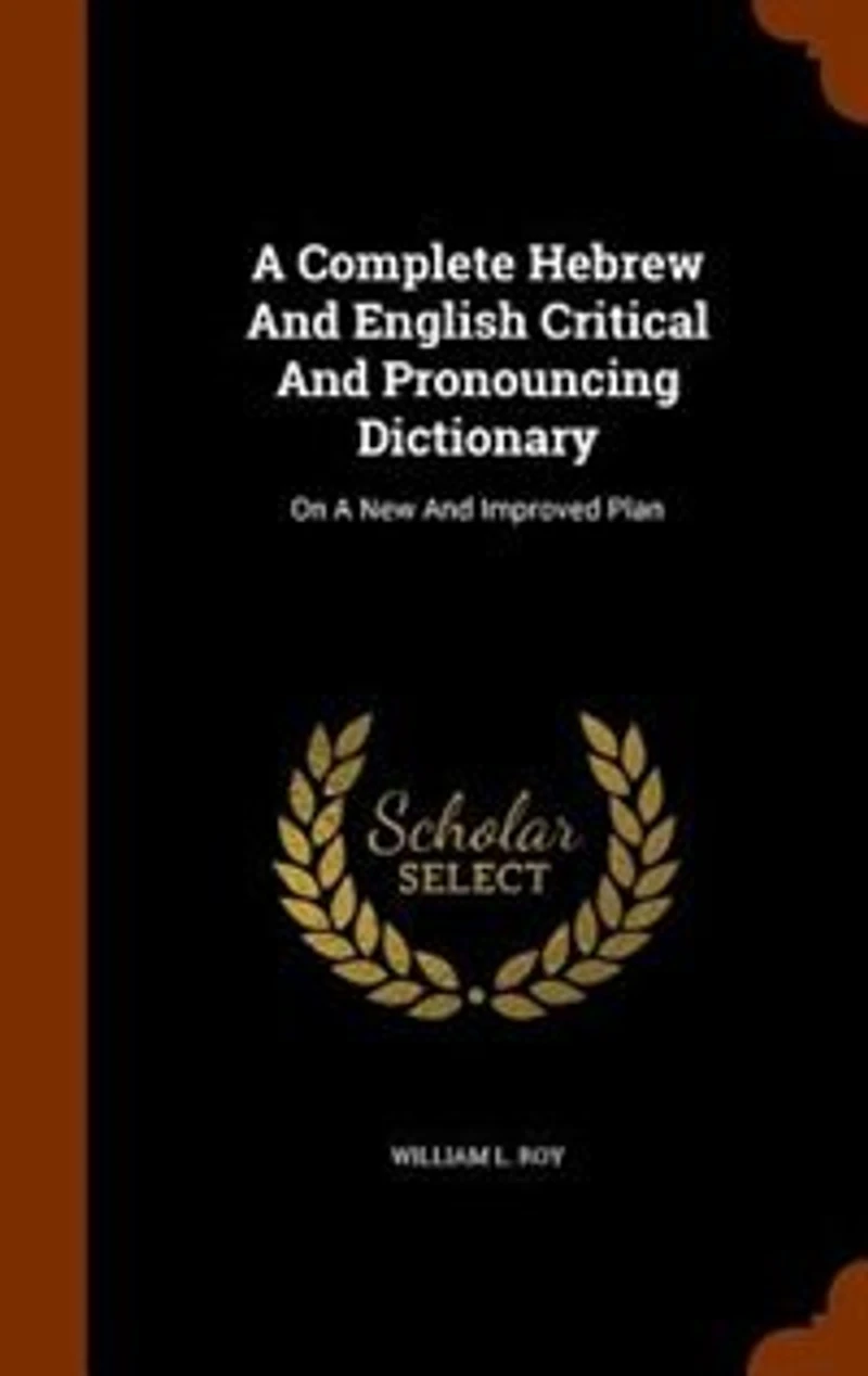 A Complete Hebrew And English Critical Pronouncing Dictionary: On New Improved Plan