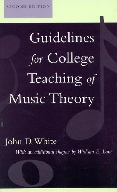 Guidelines For College Teaching Of Music Theory