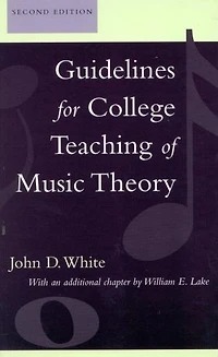 Guidelines For College Teaching Of Music Theory