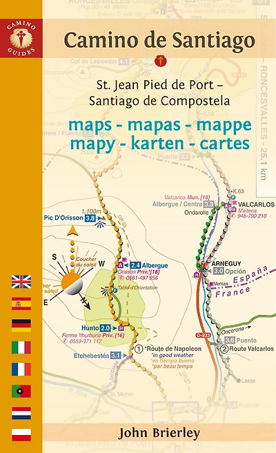 Camino De Santiago Maps (camino Francés): St. Jean Pied De Port - Santiago De Compostela
