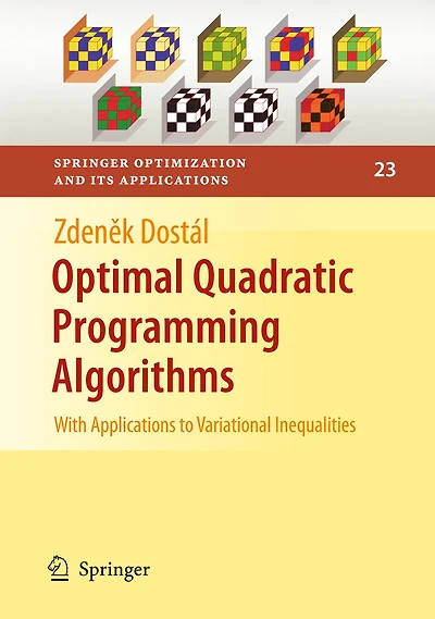 Optimal Quadratic Programming and QCQP Algorithms with Applications