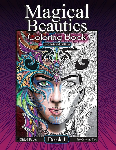 Magical Beauties Coloring Book: Book 1