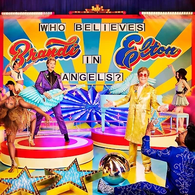 Who Believes in Angels by Elton John & Brandi Carlile (1 Tri-Color LP)
