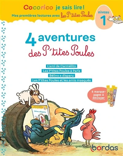 4 aventures des p'tites poules: niveau