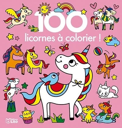 100 images de licornes à colorier !
