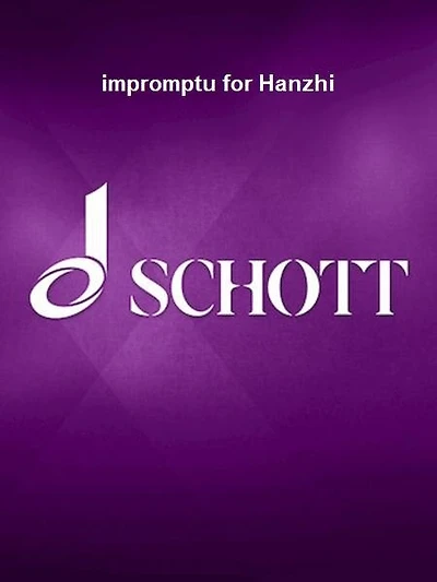 impromptu for Hanzhi for Solo Accordion Full Score