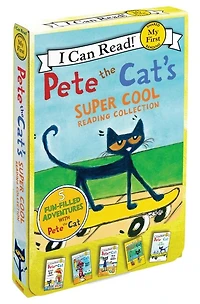 Pete the Cat's Super Cool Reading Collection: A Box of 5 I Can Read Favorites for Beginner Readers