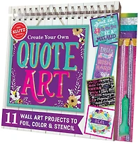 Create Your Own Quote Art: 11 Wall Art Projects To Foil, Color & Stencil