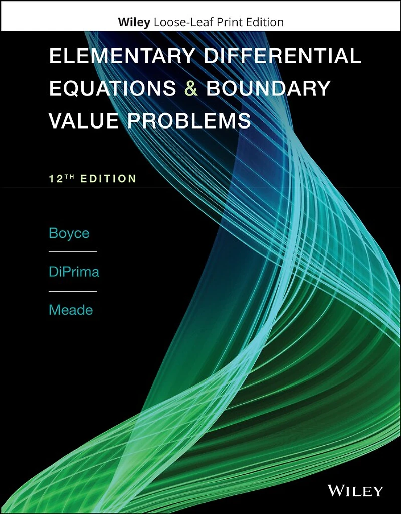 Elementary Differential Equations and Boundary Value Problems, Student Solutions Manual