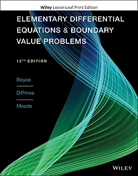 Elementary Differential Equations and Boundary Value Problems, Student Solutions Manual
