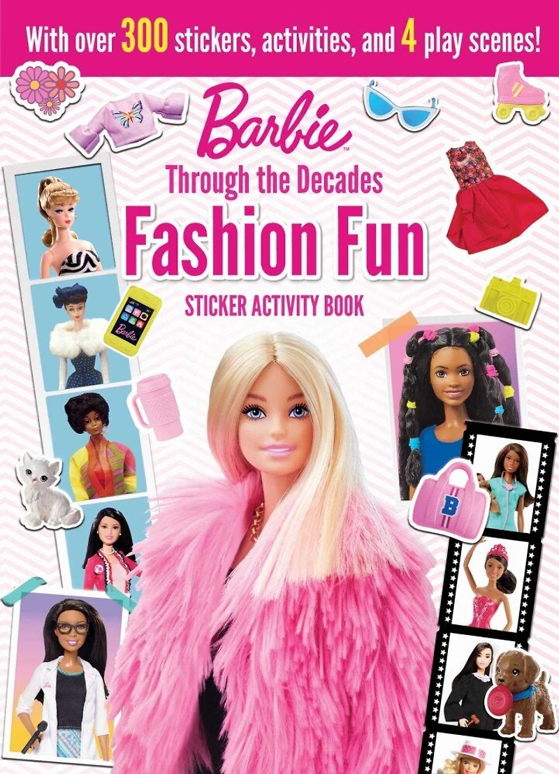 Barbie: Fashion Fun Stickers and Activities: Through the Decades