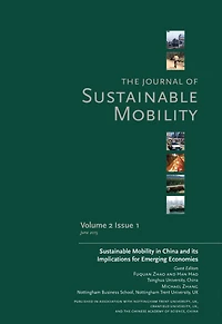Journal of Sustainable Mobility Vol. 2 Issue 1: China and its Implications for Emerging Economie: Economies