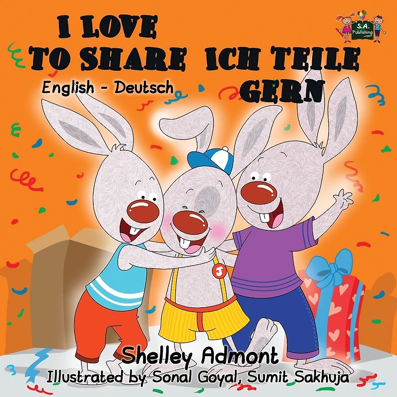I Love To Share Ich Teile Gern: English German Bilingual Book