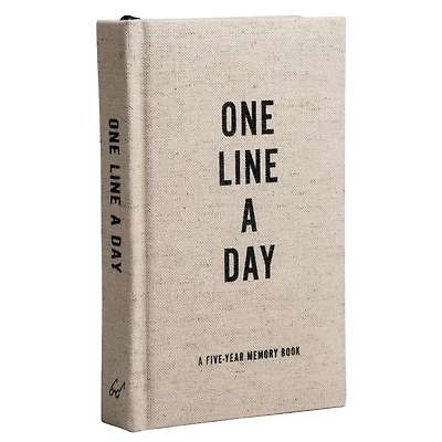 One Line A Day Guided Journal, Canvas