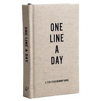 One Line A Day Guided Journal, Canvas