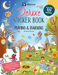 Deluxe Sticker Book: Playing and Learning