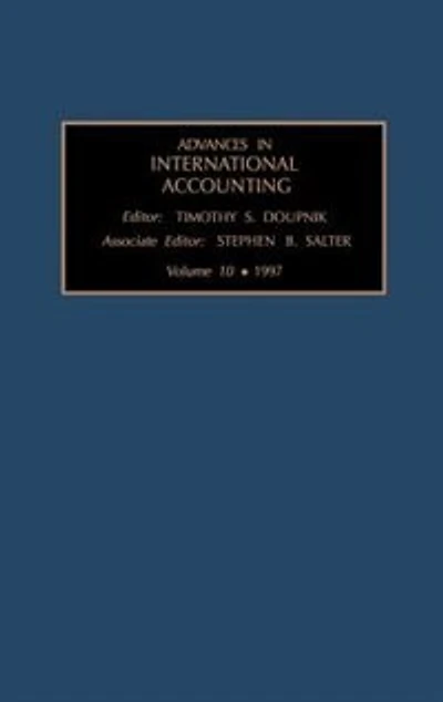 Advances In International Accounting