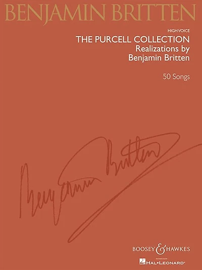 The Purcell Collection - Realizations by Benjamin Britten: 50 Songs High Voice