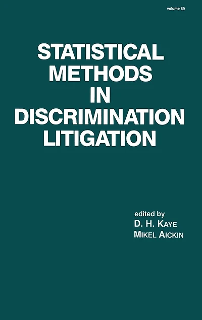 Statistical Methods Discrimination Litigation