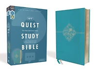 NIV, Quest Study Bible, Hardcover, Blue, Comfort Print: The Only Q and A Bible