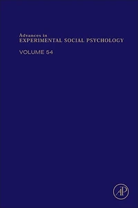Advances Experimental Social Psychology