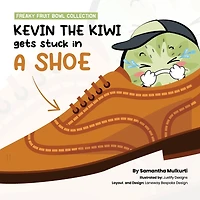 Kevin the kiwi gets stuck in a shoe