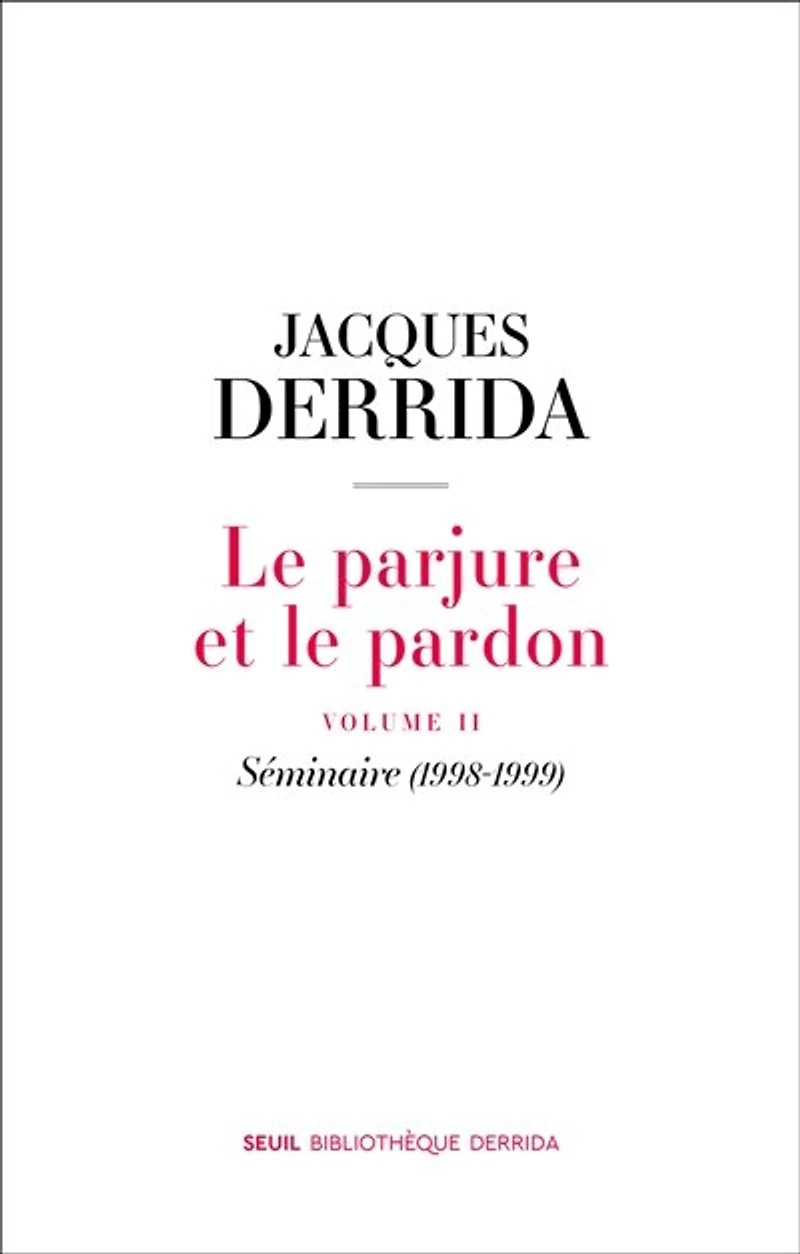 Séminaire (1998-1999)