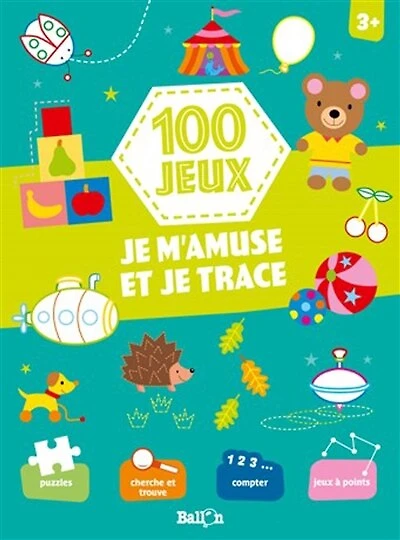 100 jeux: je m'amuse et je trace