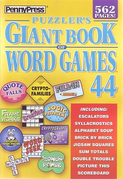 PENNY PRESS GIANT BK OF WORD GAMES 44