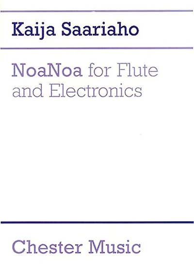 NoaNoa for Flute and Electronics