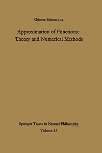 Approximation of Functions: Theory and Numerical Methods