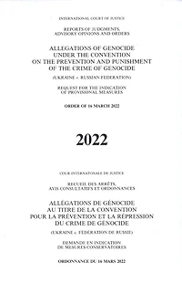 Reports of Judgments, Advisory Opinions and Orders: Allegations of Genocide under the Convention on the Prevention and P