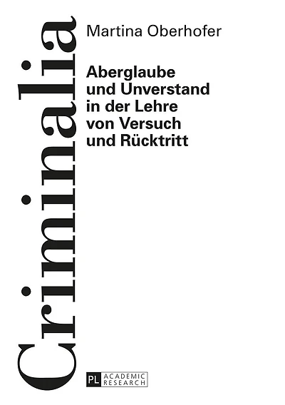 Aberglaube und Unverstand der Lehre von Versuch Ruecktritt