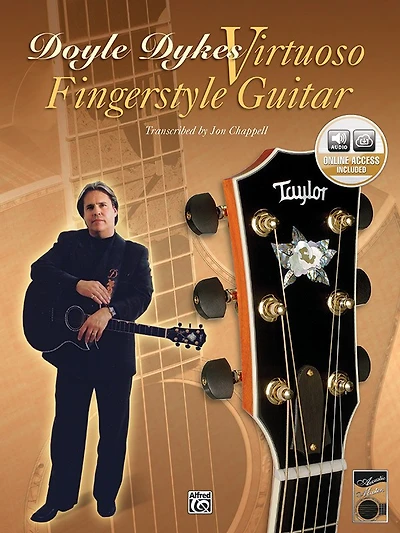 Acoustic Masters: Doyle Dykes Virtuoso Fingerstyle Guitar, Book and Online Audio