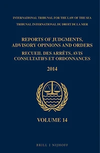 Reports of Judgments, Advisory Opinions and Orders / Recueil des arrêts, avis consultatifs et ordonnances, Volume 14 (2014)