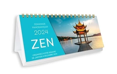 Zen 2024: organisez votre semaine de janvier à décembre 2024