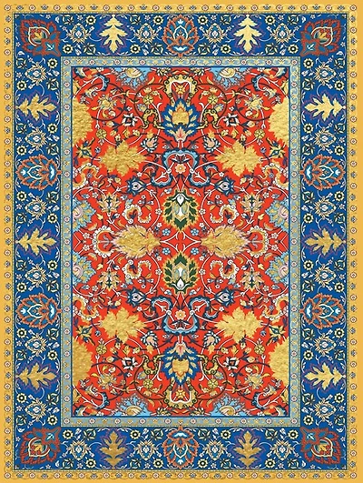 Red Pattern Journal