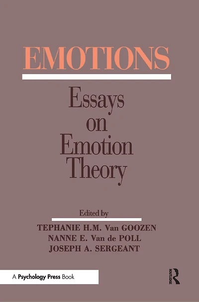 Emotions: Essays On Emotion Theory