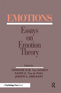 Emotions: Essays On Emotion Theory