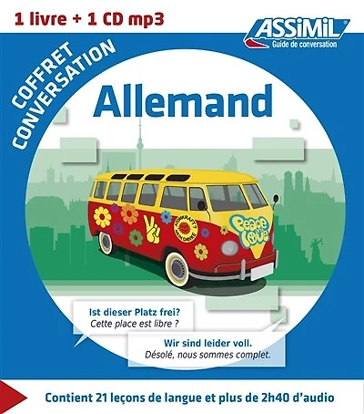 Coffret conversation allemand : 1 livre, 1 CD MP3: 1 livre, 1 CD MP3