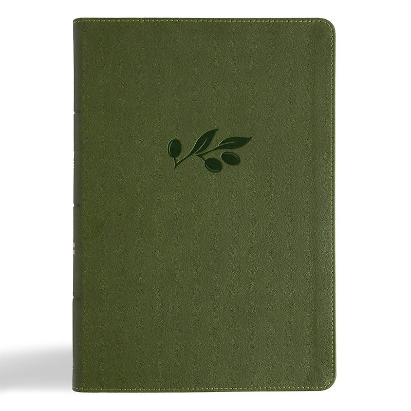 CSB Giant Print Single-Column Bible, Earthen Teal SuedeSoft LeatherTouch