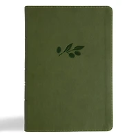 CSB Giant Print Single-Column Bible, Earthen Teal SuedeSoft LeatherTouch