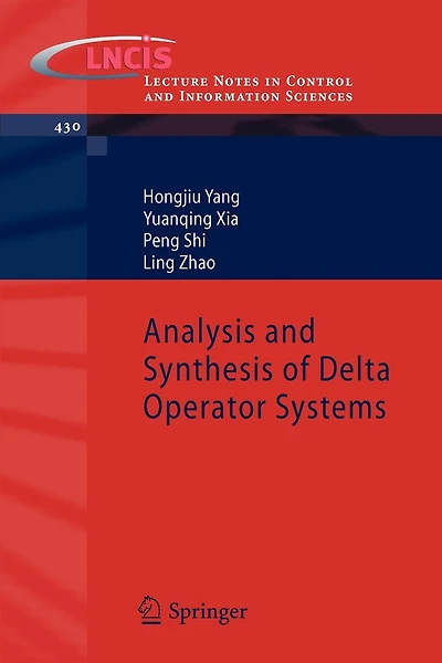 Analysis and Synthesis of Delta Operator Systems