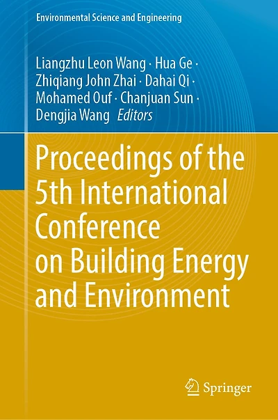 Proceedings of the 5th International Conference on Building Energy and Environment
