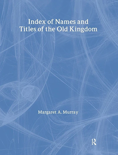 Index Of Names and Titles Of The