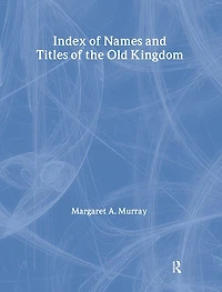 Index Of Names and Titles Of The